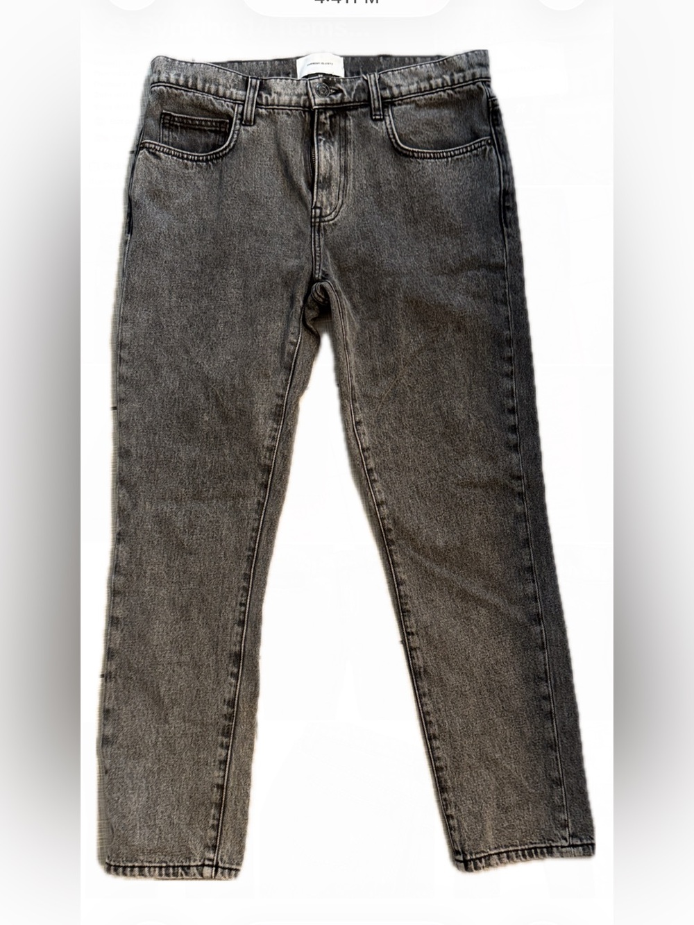 Current/Elliott Women's Slim Jeans in Washed Black-Gray